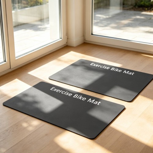 Pieces exercise bike mat - exercise,