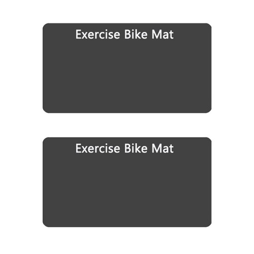Pieces exercise bike - pieces, mat